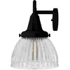 image:imageHunter  Cypress Grove 4light Natural Black Iron Medium Size Vanity Light Dimmable Transitional Style for Bedrooms Kitchens Foyers Bathrooms  19259