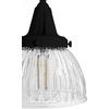 image:imageHunter  Cypress Grove 4light Natural Black Iron Medium Size Vanity Light Dimmable Transitional Style for Bedrooms Kitchens Foyers Bathrooms  19259