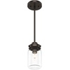 image:imageHunter  Devon Park 1light Onyx Bengal Mini Pendant Light Dimmable Rustic Style Cylinder Shaped for Bedrooms Kitchens Dining Living Rooms  19008Onyx Bengal finish