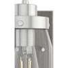 image:imageHunter  Devon Park 1light Onyx Bengal Small Sconce Light Dimmable Rustic Style for Bedrooms Kitchens Foyers Bathrooms  48017Brushed Nickel