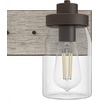 image:imageHunter  Devon Park 2light Onyx Bengal Small Vanity Light Dimmable Rustic Style for Bedrooms Kitchens Foyers Bathrooms  48018