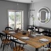 image:imageHunter  Devon Park 3Light Brushed Nickel Medium Size Pendant Light Dimmable Rustic Style Cylinder Shaped for Bedrooms Kitchens Dining Living Rooms  19154Brushed Nickel