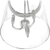 image:imageHunter  Devon Park 3Light Brushed Nickel Medium Size Pendant Light Dimmable Rustic Style Cylinder Shaped for Bedrooms Kitchens Dining Living Rooms  19154Brushed Nickel