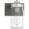 image:imageHunter  Devon Park 4light Brushed Nickel Medium Size Vanity Light Dimmable Rustic Style for Bedrooms Kitchens Foyers Bathrooms  48022