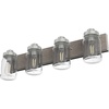 image:imageHunter  Devon Park 4light Brushed Nickel Medium Size Vanity Light Dimmable Rustic Style for Bedrooms Kitchens Foyers Bathrooms  48022