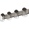 image:imageHunter  Devon Park 4light Onyx Bengal Medium Size Vanity Light Dimmable Rustic Style for Bedrooms Kitchens Foyers Bathrooms  48023