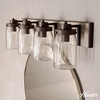 image:imageHunter  Devon Park 4light Onyx Bengal Medium Size Vanity Light Dimmable Rustic Style for Bedrooms Kitchens Foyers Bathrooms  48023