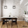 image:imageHunter  Doherty 1Light Onyx Bengal Industrial Style Dimmable Medium Size Pendant Light for Bedrooms Kitchens Dining Living Rooms  19407