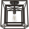 image:imageHunter  Doherty 1Light Onyx Bengal Industrial Style Dimmable Medium Size Pendant Light for Bedrooms Kitchens Dining Living Rooms  19407
