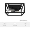 image:imageHunter  Doherty 2light Natural Black Iron Medium Size Flush Mount Light Dimmable Industrial Style Square Shaped for Bedrooms Kitchens Foyers Bathrooms  19410Natural Iron