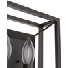 image:imageHunter  Doherty 2light Onyx Bengal Medium Size Sconce Light Dimmable Casual Style Square Shaped for Bedrooms Kitchens Foyers Bathrooms  19403