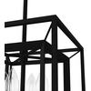 image:imageHunter  Doherty 4light Onyx Bengal Medium Size Pendant Light Dimmable Industrial Style Square Shaped for Bedrooms Kitchens Dining Living Rooms  19413Natural Iron