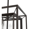 image:imageHunter  Doherty 4light Onyx Bengal Medium Size Pendant Light Dimmable Industrial Style Square Shaped for Bedrooms Kitchens Dining Living Rooms  19413Onyx Bengal