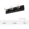 image:imageHunter  Donelson 3light Natural Black Iron Medium Size Vanity Light Dimmable Transitional Style for Bedrooms Kitchens Foyers Bathrooms  19061