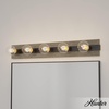 image:imageHunter  Donelson 5Light Brushed Iron Medium Size Vanity Light Dimmable Transitional Style for Bedrooms Kitchens Foyers Bathrooms  19774Brushed Iron
