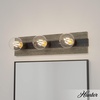 image:imageHunter  Donelson 5Light Brushed Iron Medium Size Vanity Light Dimmable Transitional Style for Bedrooms Kitchens Foyers Bathrooms  19774Brushed Iron