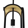 image:imageHunter  Dukestown 1Light Natural Black Iron Small Pendant Light Dimmable Formal Style Lantern Shaped for Bedrooms Kitchens Dining Living Rooms  19737