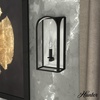 image:imageHunter  Dukestown 1light Natural Black Iron Small Sconce Light Dimmable Formal Style for Bedrooms Kitchens Foyers Bathrooms  19730