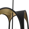 image:imageHunter  Dukestown 4light Natural Black Iron Medium Size Pendant Light Dimmable Formal Style Lantern Shaped for Bedrooms Kitchens Dining Living Rooms  19082