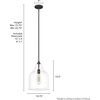 image:imageHunter  Dunshire 1Light Noble Bronze Casual Style Dimmable Medium Size Pendant Light for Bedrooms Kitchens Dining Living Rooms  19655