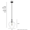 image:imageHunter  Dunshire 1light Noble Bronze Medium Size Pendant Light Dimmable Casual Style Teardrop Shaped for Bedrooms Kitchens Dining Living Rooms  19647