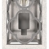 image:imageHunter  Gablecrest 1Light Distressed White Small Sconce Light Dimmable Transitional Style for Bedrooms Kitchens Foyers Bathrooms  19376