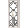 image:imageHunter  Gablecrest 1Light Distressed White Small Sconce Light Dimmable Transitional Style for Bedrooms Kitchens Foyers Bathrooms  19376