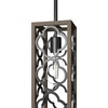 image:imageHunter  Gablecrest 1light French Oak Mini Pendant Light Dimmable Transitional Style Rectangle Shaped for Bedrooms Kitchens Dining Living Rooms  19390