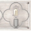 image:imageHunter  Gablecrest 2light Distressed White Medium Size Vanity Light Dimmable Transitional Style for Bedrooms Kitchens Foyers Bathrooms  19395