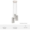 image:imageHunter  Gablecrest 3Light Distressed White Medium Size Cluster Light Dimmable Transitional Style Round Shaped for Bedrooms Kitchens Dining Living Rooms  19996Distressed White