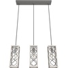 image:imageHunter  Gablecrest 3Light Distressed White Transitional Style Dimmable Large Cluster Light for Bedrooms Kitchens Dining Living Rooms  19949