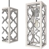 image:imageHunter  Gablecrest 3Light Distressed White Transitional Style Dimmable Large Cluster Light for Bedrooms Kitchens Dining Living Rooms  19949