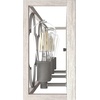 image:imageHunter  Gablecrest 3light Distressed White Medium Size Vanity Light Dimmable Transitional Style for Bedrooms Kitchens Foyers Bathrooms  19397