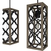 image:imageHunter  Gablecrest 3light French Oak Large Cluster Light Dimmable Transitional Style Linear Shaped for Bedrooms Kitchens Dining Living Rooms  19948