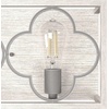 image:imageHunter  Gablecrest 4light Distressed White Medium Size Vanity Light Dimmable Transitional Style for Bedrooms Kitchens Foyers Bathrooms  19399