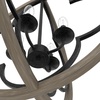 image:imageHunter  Gablecrest 4light French Oak Large Pendant Light Dimmable Transitional Style Sphere Shaped for Bedrooms Kitchens Dining Living Rooms  19097French Oak