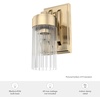 image:imageHunter  Gatz 1Light Alturas Gold Modern Style Dimmable Small Sconce Light for Bedrooms Kitchens Foyers Bathrooms  19680