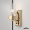 image:imageHunter  Gatz 1Light Alturas Gold Modern Style Dimmable Small Sconce Light for Bedrooms Kitchens Foyers Bathrooms  19680