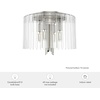 image:imageHunter  Gatz 4Light Brushed Nickel Modern Style Dimmable Medium Size Flush Mount Light for Bedrooms Kitchens Dining Living Rooms  19691