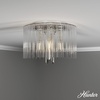 image:imageHunter  Gatz 4Light Brushed Nickel Modern Style Dimmable Medium Size Flush Mount Light for Bedrooms Kitchens Dining Living Rooms  19691