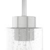 image:imageHunter  Hartland 1light Noble Bronze Mini Pendant Light Dimmable Casual Style Cylinder Shaped for Bedrooms Kitchens Dining Living Rooms  19013Brushed Nickel