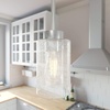 image:imageHunter  Hartland 1light Noble Bronze Mini Pendant Light Dimmable Casual Style Cylinder Shaped for Bedrooms Kitchens Dining Living Rooms  19013Brushed Nickel