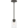 image:imageHunter  Hartland 1light Noble Bronze Mini Pendant Light Dimmable Casual Style Cylinder Shaped for Bedrooms Kitchens Dining Living Rooms  19013Noble Bronze