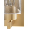 image:imageHunter  Hartland 1light Noble Bronze Small Sconce Light Dimmable Transitional Style for Bedrooms Kitchens Foyers Bathrooms  13073Alturas Gold