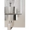 image:imageHunter  Hartland 1light Noble Bronze Small Sconce Light Dimmable Transitional Style for Bedrooms Kitchens Foyers Bathrooms  13073Brushed Nickel