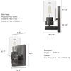 image:imageHunter  Hartland 1light Noble Bronze Small Sconce Light Dimmable Transitional Style for Bedrooms Kitchens Foyers Bathrooms  13073Noble Bronze