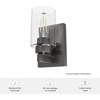 image:imageHunter  Hartland 1light Noble Bronze Small Sconce Light Dimmable Transitional Style for Bedrooms Kitchens Foyers Bathrooms  13073Noble Bronze
