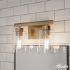 image:imageHunter  Hartland 3light Alturas Gold Medium Size Vanity Light Dimmable Transitional Style for Bedrooms Kitchens Foyers Bathrooms  13078Alturas Gold