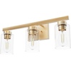 image:imageHunter  Hartland 3light Alturas Gold Medium Size Vanity Light Dimmable Transitional Style for Bedrooms Kitchens Foyers Bathrooms  13078Alturas Gold