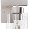 image:imageHunter  Hartland 3light Alturas Gold Medium Size Vanity Light Dimmable Transitional Style for Bedrooms Kitchens Foyers Bathrooms  13078Brushed Nickel